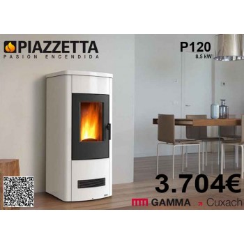 ESTUFA PELLET P120 BLANCA...