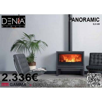 ESTUFA LEÑA PANORAMIC 9KW -UD