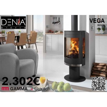ESTUFA LEÑA VEGA 8KW -UD