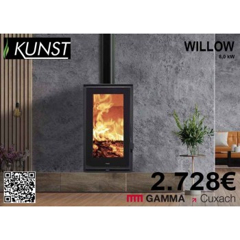 ESTUFA LEÑA WILLOW 8KW -UD