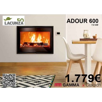 INSERTABLE LEÑA ADOUR 600 7KW