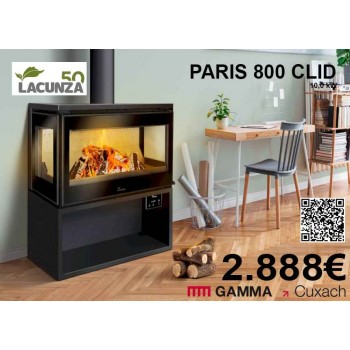 ESTUFA LEÑA PARIS 800 CLID -UD
