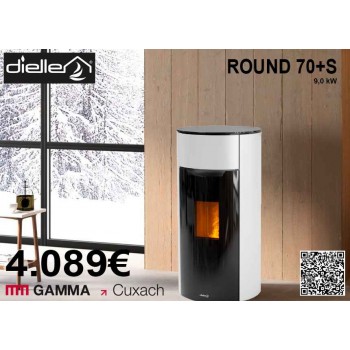 ESTUFA PELLET ROUND 70S B01...