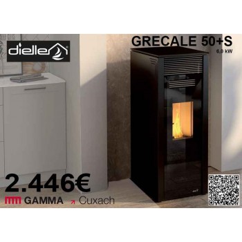 ESTUFA PELLET GRECALE 50S...