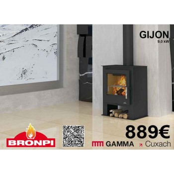 ESTUFA LEÑA GIJON 9KW -UD