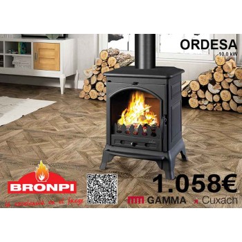 ESTUFA LEÑA ORDESA 10KW -UD