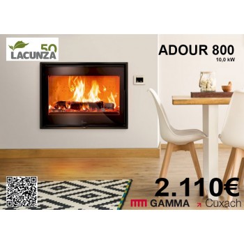 INSERTABLE LEÑA ADOUR 800 10KW