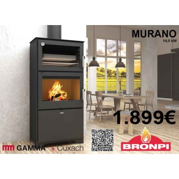 HORNO MURANO CON LEÑERO -UD