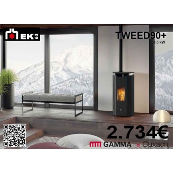 ESTUFA PELLET TWEED90 S/S...