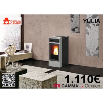 ESTUFA PELLET YULIA GRIS...